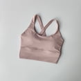 thumbnail image 1 of Colección de Sujetadores deportivos todo en uno, pecho profesional de alta intensidad a prueba de golpes, sujetador para correr, Yoga, Fitness, tela de verano, 1 of 6