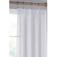 thumbnail image 4 of Mainstays Embroidered Scroll Sheer Single Curtain Panel, White, 38" W x 84" L, 4 of 5