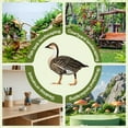 thumbnail image 4 of ICERUN 3Pcs Garden Statues,Acrylic Wild Goose,Hen,and Gray Rabbit Sculpture Garden Decorations,Realistic Expression Outdoor Statues,Style1, 4 of 7