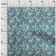 thumbnail image 1 of oneOone Cotton Cambric Turquoise Green Fabric Animal Skin Craft Projects Decor Fabric Printed By The Yard 56 Inch Wide-4HC, 1 of 4