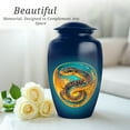 thumbnail image 5 of Snake small keepsake Urns for Adult Male Ashes set of 4 - Funeral Urn for Adult Women & Men - blue Cremation Urns for Adult Ashes Men - 1 Large Human Urn for mom and dad, 10&3 Inch, 5 of 7
