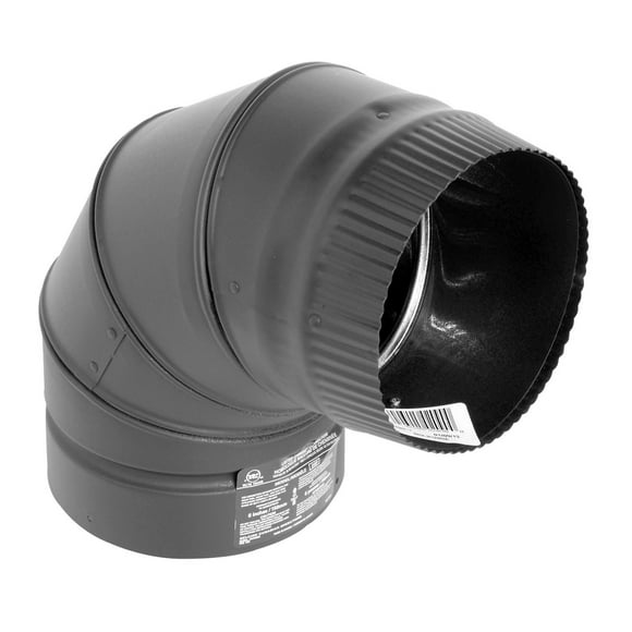 SuperVent DSP7E9-1 90 Degree Double Wall Elbow