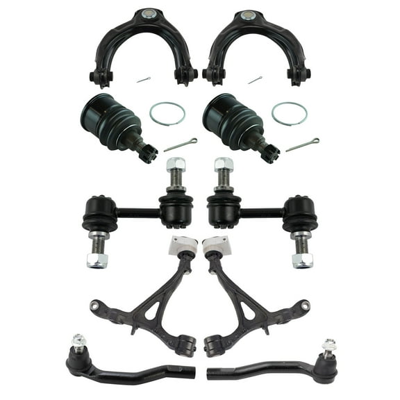 TRQ Front Control Arms Tie Rods Links Kit Fits 2009-2014 Acura TL PSA72897