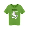 thumbnail image 2 of I Believe In Unicorn Design T-Shirt Toddler -Image by Shutterstock,  2 Toddler, 2 of 4