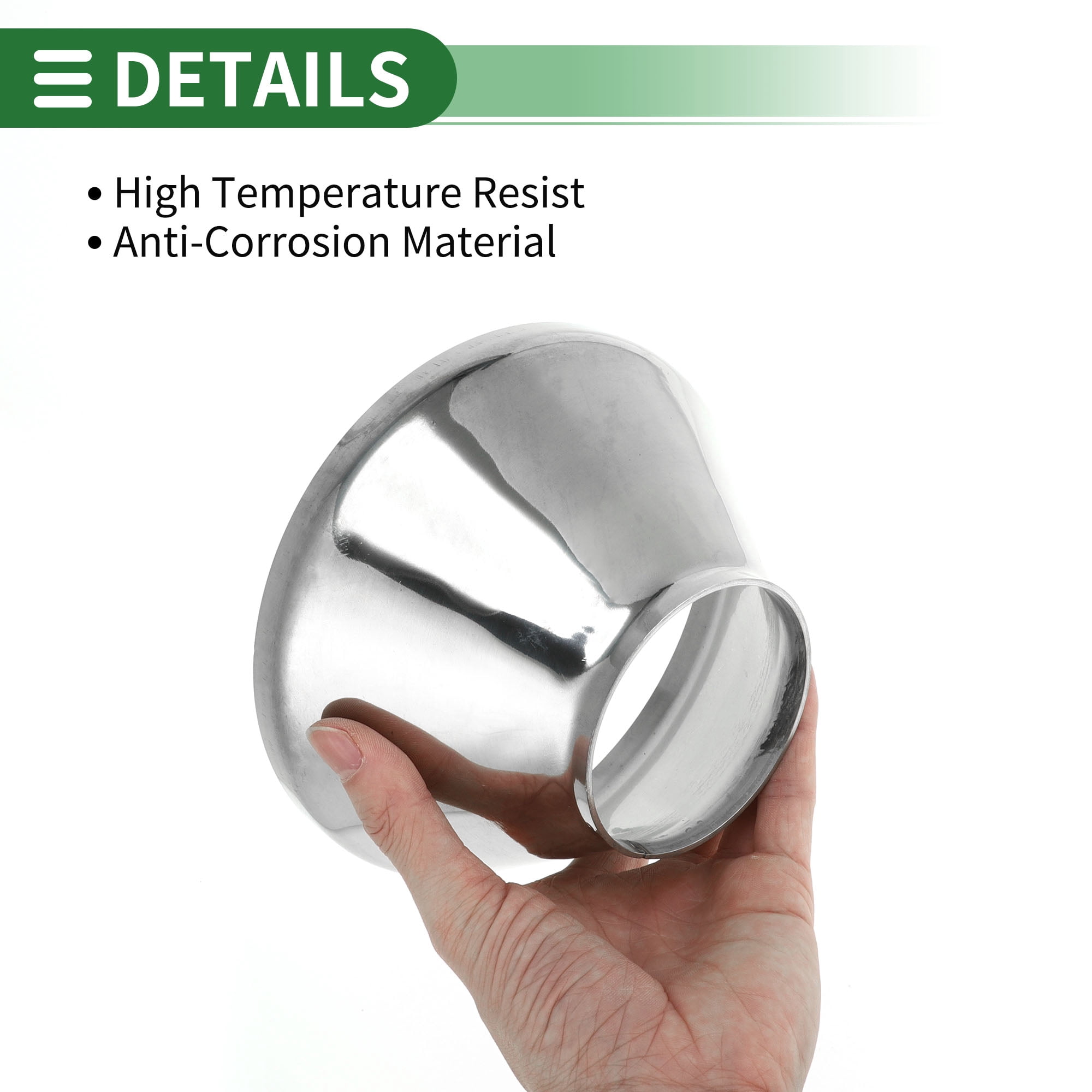Unique Bargains Mandrel Bend Elbow Concentric Reducer Pipe Adapter 3" OD to 6.25" OD