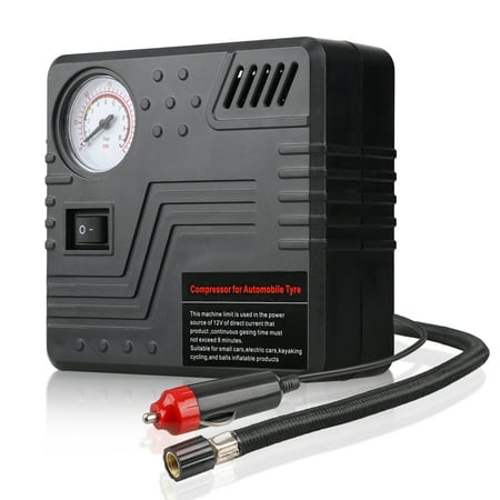 TSV 12V DC Portable Tire Inflator Pump, Electric Air Compressor for Cars, Bikes, Motorcycles and