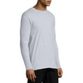 thumbnail image 4 of Hanes Men's and Big Men's Nano-T Long Sleeve Tee, Up To Size 3XL, 4 of 5