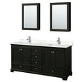 thumbnail image 2 of Wyndham Collection WCS202072DWGWCUNSMED Deborah 72" Free Standing Double Basin Vanity Set, 2 of 7