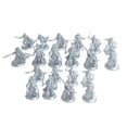 thumbnail image 3 of TISHITA 20 Pieces Ancient Soldier Figures 4.5cm Dioramas for Games Sand Table Crafts Light Blue, 3 of 8
