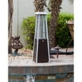 thumbnail image 2 of AZ Patio Outdoor Portable Tabletop Triangle Glass Tube Heater, Hammered Bronze, 2 of 3