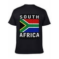 thumbnail image 5 of T-shirt South Africa  Soft Cotton Adult Heat-Transfer Graphic T-Shirt - 180g Breathable Fabric, Unisex Summer Casual Wear with Durable Heat-Printed Design, 5 of 9