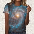thumbnail image 2 of Fewfanhot Women's Clothing 3D Print Round Neck Short Sleeved Fashion Summer T-Shirt, 2 of 5