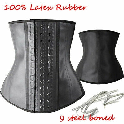 

100% Latex Waist Trainer Corset Cincher Fajas Colombianas Reductoras Body Shaper