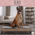 thumbnail image 2 of Tailzzz Large Water Resistant Elevated Pet Bed, Brown, 2 of 17