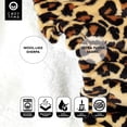 thumbnail image 3 of Cozy Tyme Nelson Throw with Feet Pocket Leopard - Extra Soft 28"x70", 3 of 11