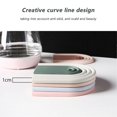 thumbnail image 5 of Silicone Slip Heat Insulation Rainbow Coaster for Home Kitchen Decoration, 5 of 5