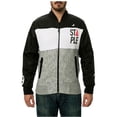 thumbnail image 1 of Staple Mens The Tour Track Jacket Sweatshirt, Grey, Small, 1 of 4