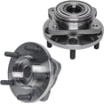 thumbnail image 4 of Detroit Axle - 4pc Front and Rear Wheel Bearing and Hub Assembly with 15" Wheels for 1996-2000 Dodge Caravan Grand Caravan Chrysler Town & Country Plymouth Voyager Grand Voyager 5 Lugs, 4 of 7
