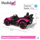 thumbnail image 3 of Montable Eléctrico The Baby Shop - go kart eléctrico, control remoto, 12v, luz, sonido Rosa -, 3 of 6