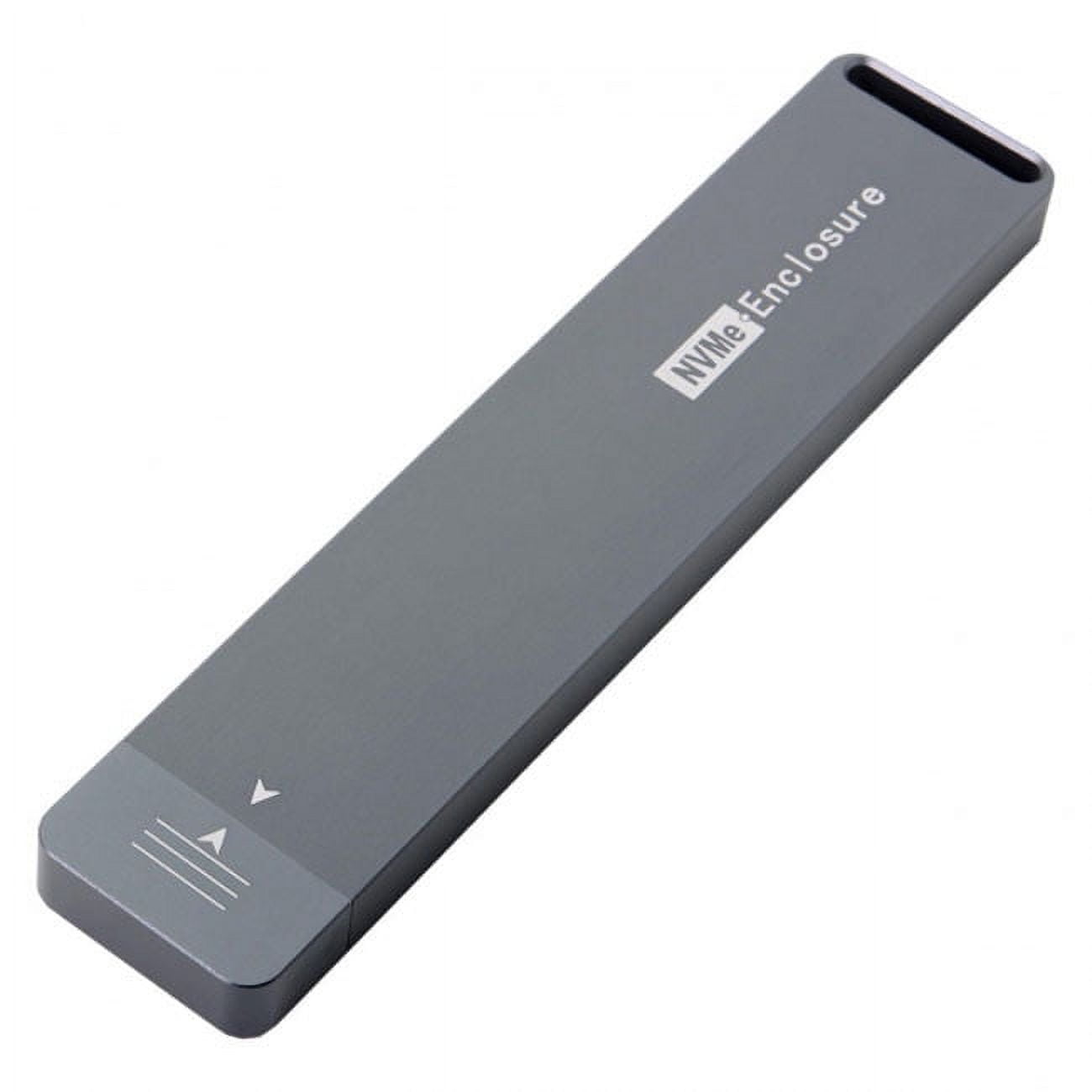 JSER USB 3.0 to NVME M-key M.2 NGFF SSD External PCBA Conveter Adapter RTL9210 Chipset with Case