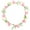 Pink, variant on WEUVEB Flower Wreath Headband Polyester Bridal Festival Headpiece