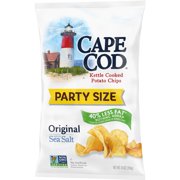 Cape Cod Potato Chips, Less Fat Original Kettle Chips, Party Size