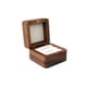 thumbnail image 5 of Qarigey Estuche de para joyería, caja de almacenamiento para exhibición de anillos de boda, bolsillo de viaje portátil, soporte de Blanco Ubicación doble 2piezas, 5 of 6