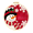 A004- Style D, variant on Christmas Embroidery Kit with Pre-Punched Wooden Hoop and Chunky Yarn Textures, Rustic Needle Punch Craft Kit for Beginners and Adults, Cozy Holiday Home Decor Wall Art, Festive