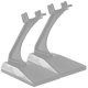 thumbnail image 2 of 2Pcs Airplane Model Rack Plane Model Storage Stand Airplane Decors Display Stands, 2 of 3