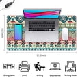 thumbnail image 5 of Long Mouse Pads for Desk,Teal and Orange Geometric Boho Pattern Desk Mats on Top Of Desks, Desk Mouse Pad Extra Large with 3mm Non-Slip Base and Stitched Edge for Gaming,Office,Work,Home 31.5"x15.7", 5 of 6