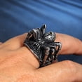 thumbnail image 5 of PAMTIER Men's Stainless Steel Vintage Personality Domineering Skull Skeleton Animal Spider Biker Ring Statement European and American Style Size 9, 5 of 6