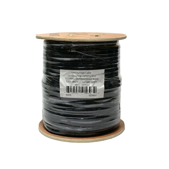 12 Awg Gauge Outdoor Direct Burial Wires Landscape Lighting Cable 12 Awg Gauge Outdoor Direct Burial Wires Landscape Lighting Cable 500ft 2 Com