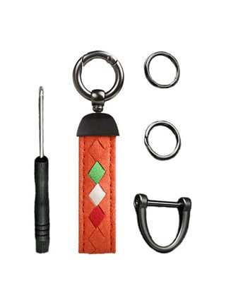 Key Chain Quick Release Spring With 4 Key Rings Heavy Duty Car