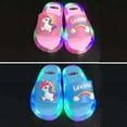 thumbnail image 4 of Boys Girls LED Slippers Kids Bathing Sandals Lightweight Shoes Quick-drying Non-slip Wear-resistant Luminous Slippers, 4 of 5
