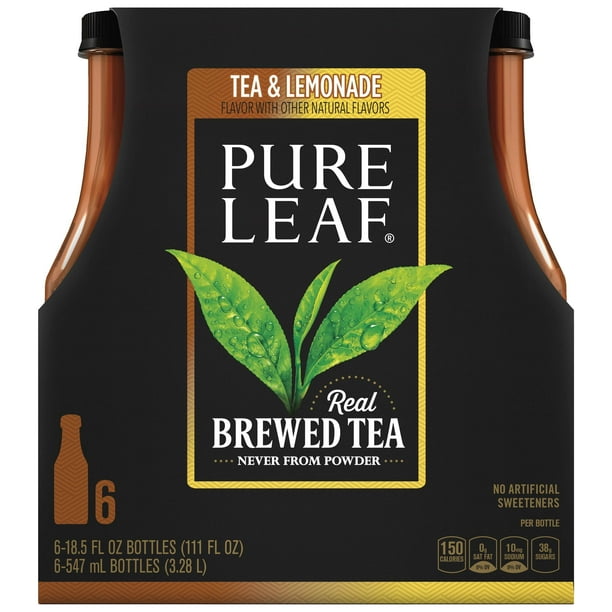 Pure Leaf Real Brewed Tea Tea & Lemonade Bottles 6 CT