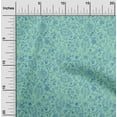thumbnail image 2 of oneOone Polyester Spandex Light Mint Green Fabric Asian Floral Traditional Sewing Material Print Fabric By The Yard 56 Inch Wide, 2 of 4
