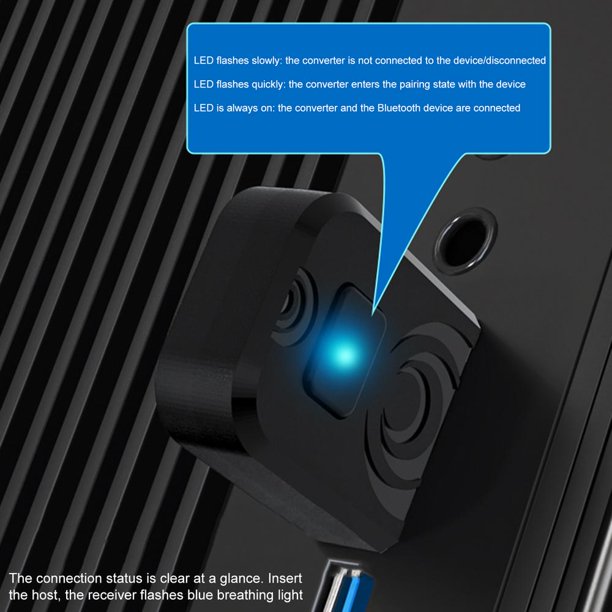 Wireless Controller Adapter Suitable For Nintendo Switch Pc Ps3 Bluetooth Controller Adapter Supports Wireless Ps4 Ps3 Switch Xbox One X S Controller And Wired Xbox One Xbox 360 Controller Walmart Com