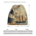 thumbnail image 3 of Honeii Vintage Nautical Lighthouse Print Winter Beanie Daily Hat - Thermal Polar Fleece Ski Running Hat Skull Cap for Men and Women,Beanie, 3 of 8