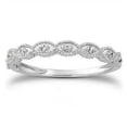 thumbnail image 3 of Pompeii3 5/8Ct Vintage Diamond Engagement Ring Set 14K White Gold (G/H,I1-I2), 3 of 3