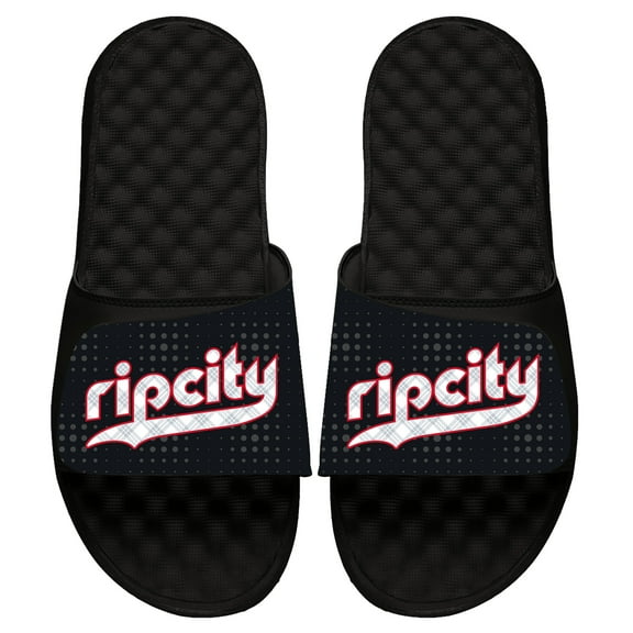 Unisex ISlide Black Portland Trail Blazers 2024/25 City Edition Slide Sandals