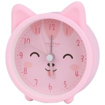 Unique Bargains Cute Kitten Design Mechanical Alarm Clock Pink 3.8"L x 1.7"W x 3.3"H