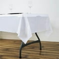 thumbnail image 2 of Efavormart 54" x 72" White 10 Mil Thick Waterproof Tablecloth PVC Rectangle Disposable Tablecloth, 2 of 5