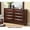 Brown, variant on Acme Furniture Ireland Espresso Dresser with Eight Drawers