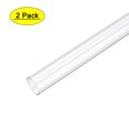 thumbnail image 1 of Uxcell 0.67''IDx0.79''ODx1.64Ft Length Rigid Round Clear Tubing Polycarbonate Plastic PC Tube 2 Pack, 1 of 5