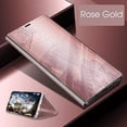 thumbnail image 4 of Case Compatible With Samsung Galaxy Note 10 Pro Note 10 Plus Mirror Mobile Phone Cover Leather Cover Flip Case Transparent Pc Bumper Stand Function And Magnetic Closure Leather Cover Protective Cover, 4 of 4