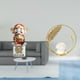thumbnail image 2 of Escultura de cristal de , figura decorativa de la para año Nuevo, pasillo, chimenea, dormitorio, sala de estar, oficina o escritorio., 2 of 8