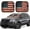 American flag, variant on Windshield Sun Shade Foldable 2pcs Car Front Window Sunshade Blocks UV Rays Portable Sun Visor Sun Shield Car Interior Accessiores Universal for Women Men