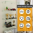 thumbnail image 6 of Jopath 4-Tier Glass Display Cabinet with LED,Tempered Glass Curio Cabinet,Floor Standing Display Case for Living Room,Home,Office,Rectangle, 6 of 8