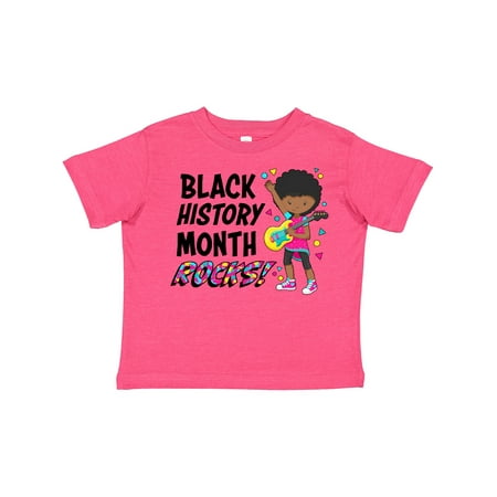 

Inktastic Black History Month Rocks!- Girl with Guitar Boys or Girls Toddler T-Shirt