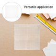 thumbnail image 3 of CIMAXIC 10Pcs White Plastic Mesh Canvas Sheets for DIY Embroidery Cross Stitch Craft with Precise Grid Design, 3 of 8